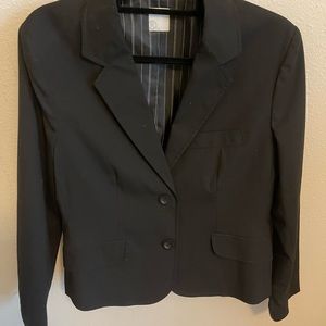 Women’s size L black blazer with silk lining